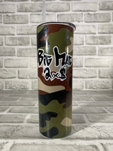 Load image into Gallery viewer, Custom Request “Big Mac 2x$” Camouflage 20 oz Glossy Tapered Skinny Tumbler
