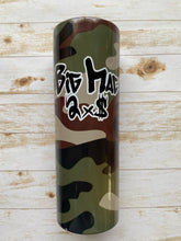 Load image into Gallery viewer, Custom Request “Big Mac 2x$” Camouflage 20 oz Glossy Tapered Skinny Tumbler
