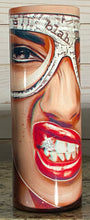 Load image into Gallery viewer, “Blah blah glasses diamond tooth snarl” Glossy 20 oz Straight Skinny Tumbler
