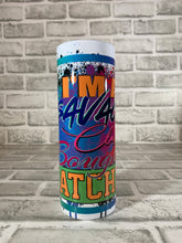 Load image into Gallery viewer, “I’m a Savage Classy Bougie Ratchet” 20 oz Glossy Straight Skinny Tumbler
