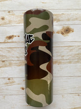 Load image into Gallery viewer, Custom Request “Big Mac 2x$” Camouflage 20 oz Glossy Tapered Skinny Tumbler
