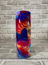 Load image into Gallery viewer, &quot;Colorful bubblegum girl&quot; 20 oz Glossy Straight Skinny Tumbler
