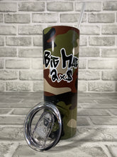 Load image into Gallery viewer, Custom Request “Big Mac 2x$” Camouflage 20 oz Glossy Tapered Skinny Tumbler
